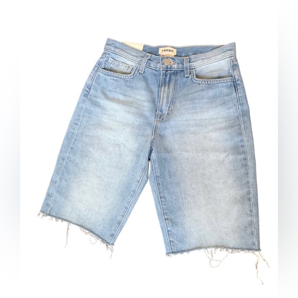 L’agence Taylor High Rise Blue Denim Shorts - Picture 3 of 7